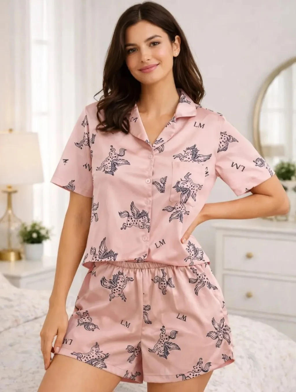 Pijama rosa unicornio